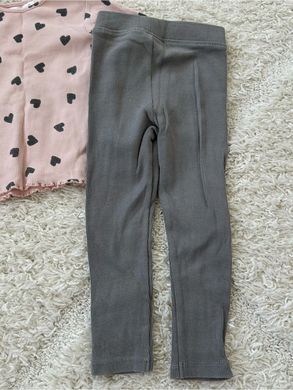 Zara Ribbed Hearts Set